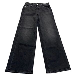 AYR Black Wide Leg Flare Jeans